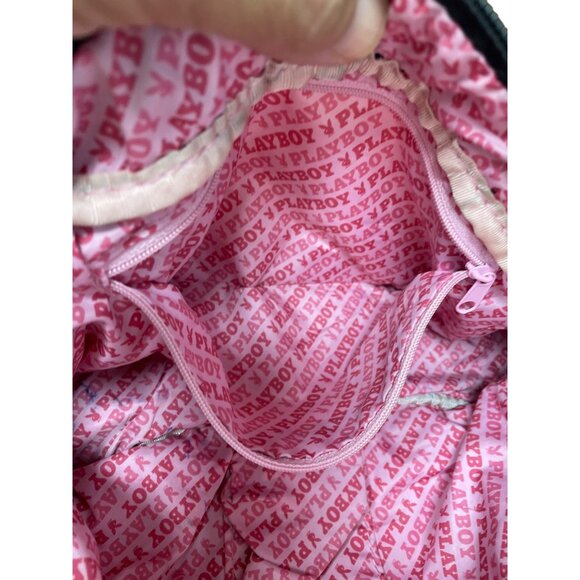 Playboy vintage Multicolor Canvas Faux Leather Shoulder Handbag SKU 9227 - Picture 15 of 16